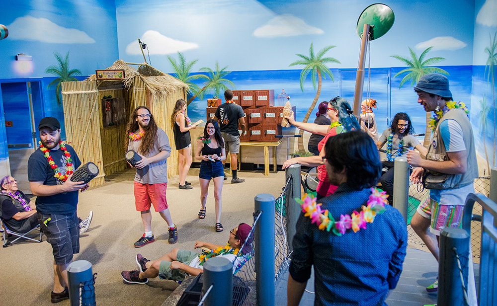 Tiki Hut Installation